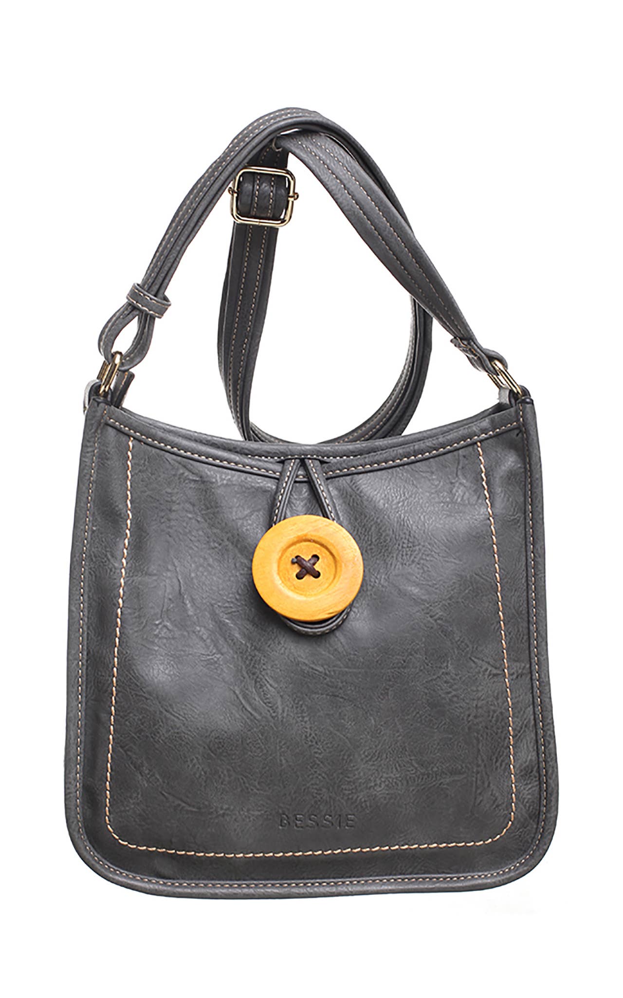 Retro Button Crossbody Bag - Pursenalities_uk