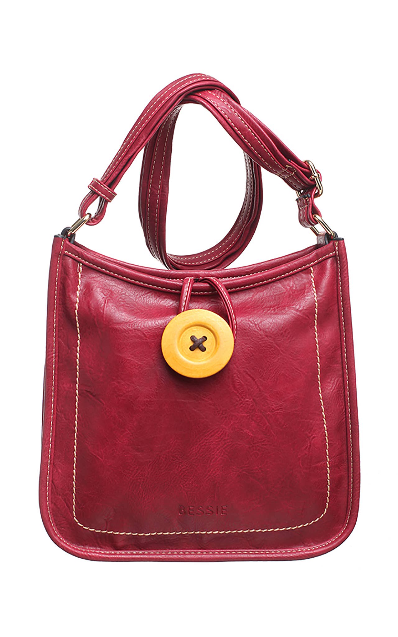 Retro Button Crossbody Bag - Pursenalities_uk