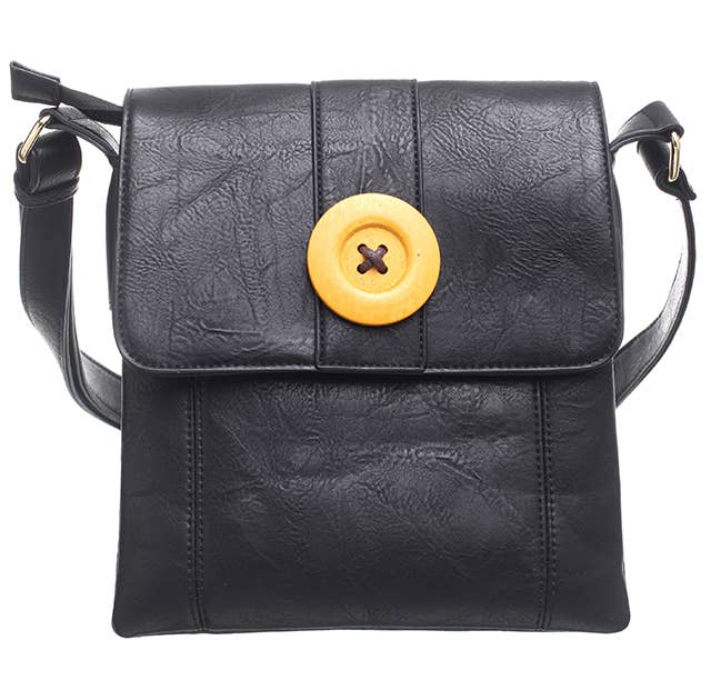 Two-Pocket Button Shoulder Bag - Pursenalities_uk