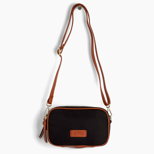 Ripley Crossbody Bag - Black, Nylon/PU