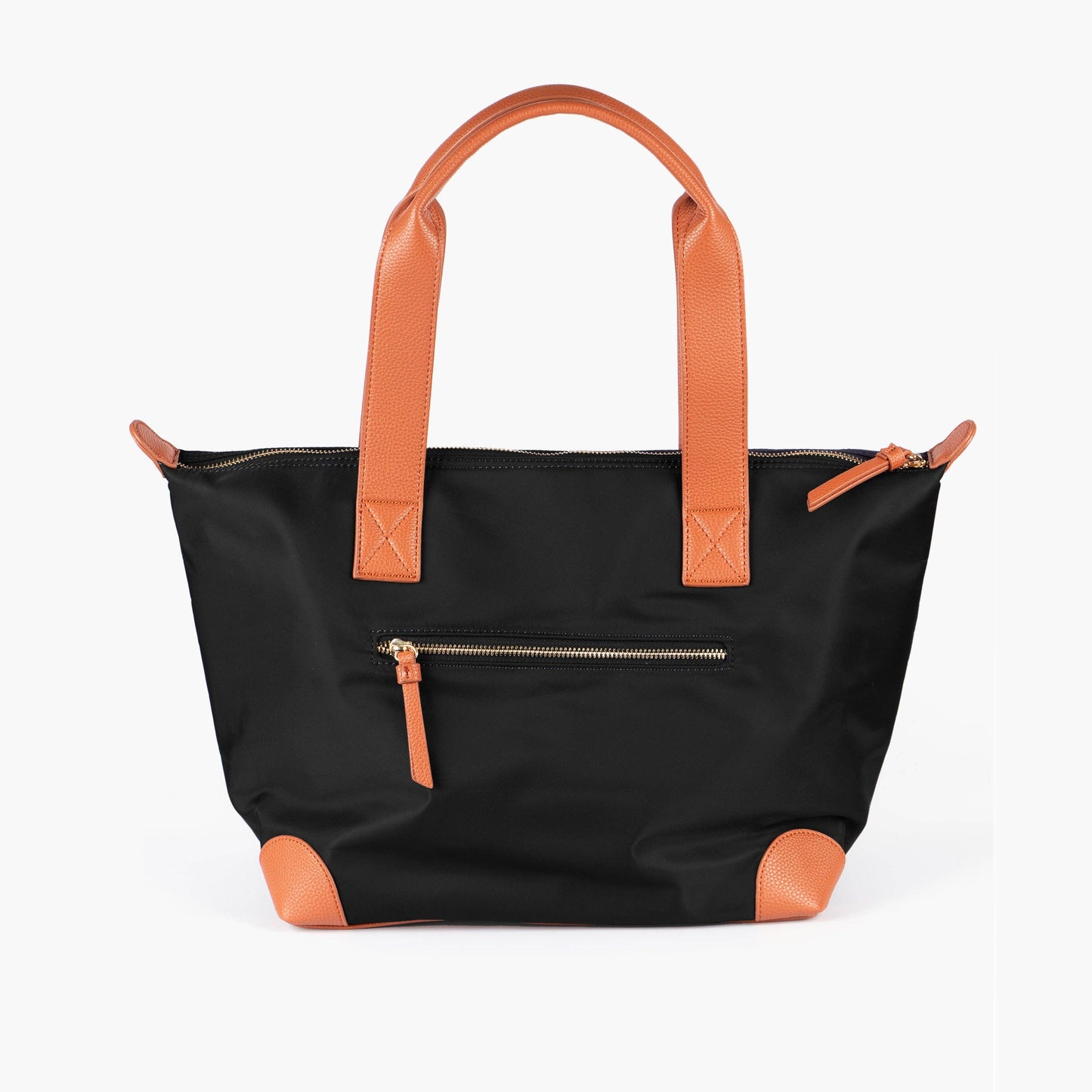 Harlowe Classic Tote Bag - Black, Nylon/PU