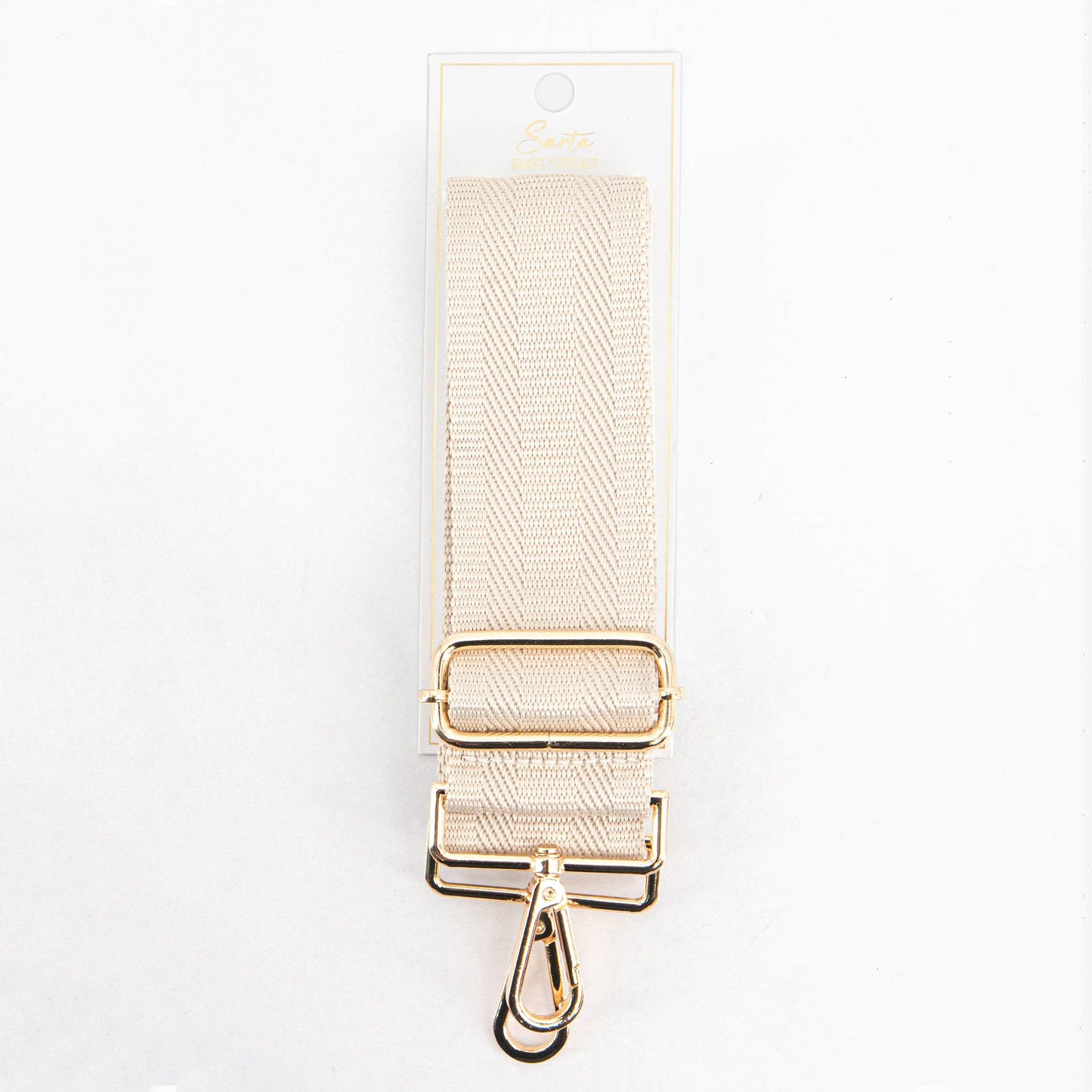 Deborah Woven Bag Strap - Cream