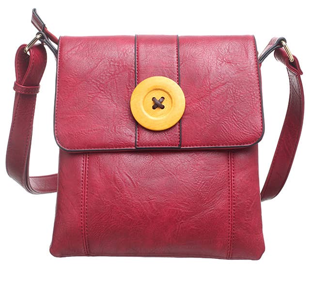 Two-Pocket Button Shoulder Bag - Pursenalities_uk