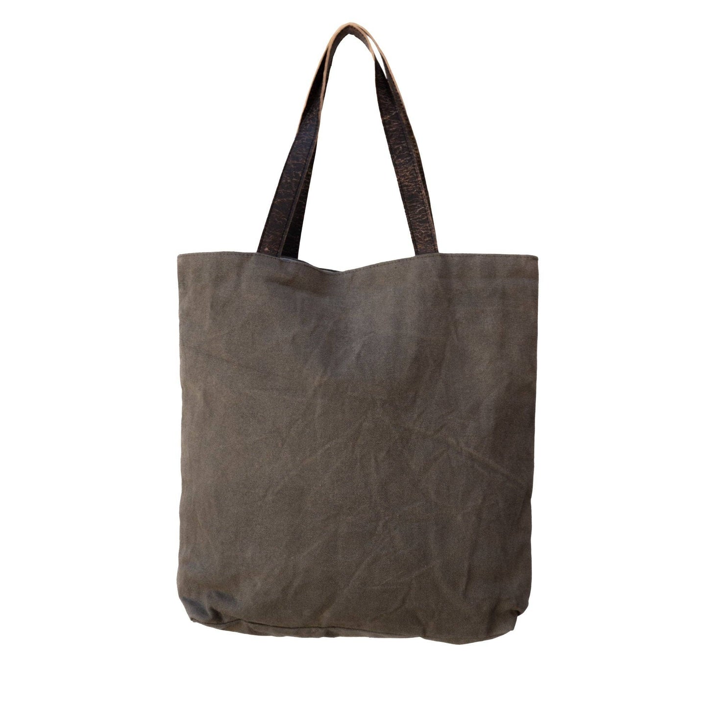 Black Star Upcycled Canvas Tote (326) - Pursenalities_uk