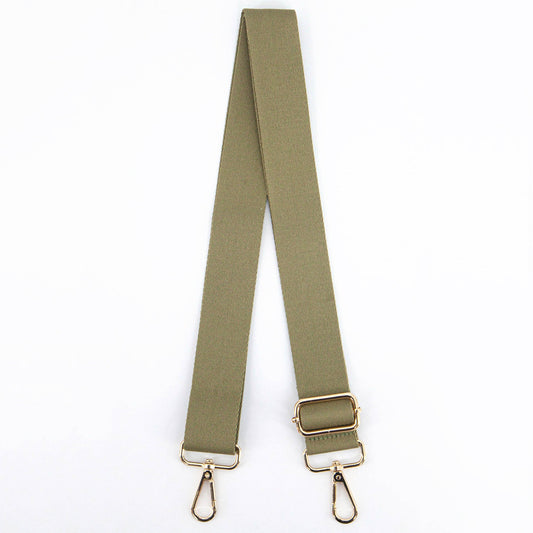 Deborah Woven Bag Strap - Khaki Green