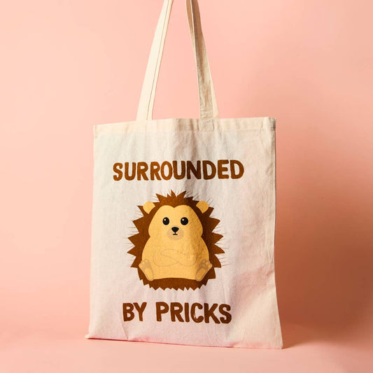 Surrounded By Pricks - Tote Bag - Pursenalities_uk