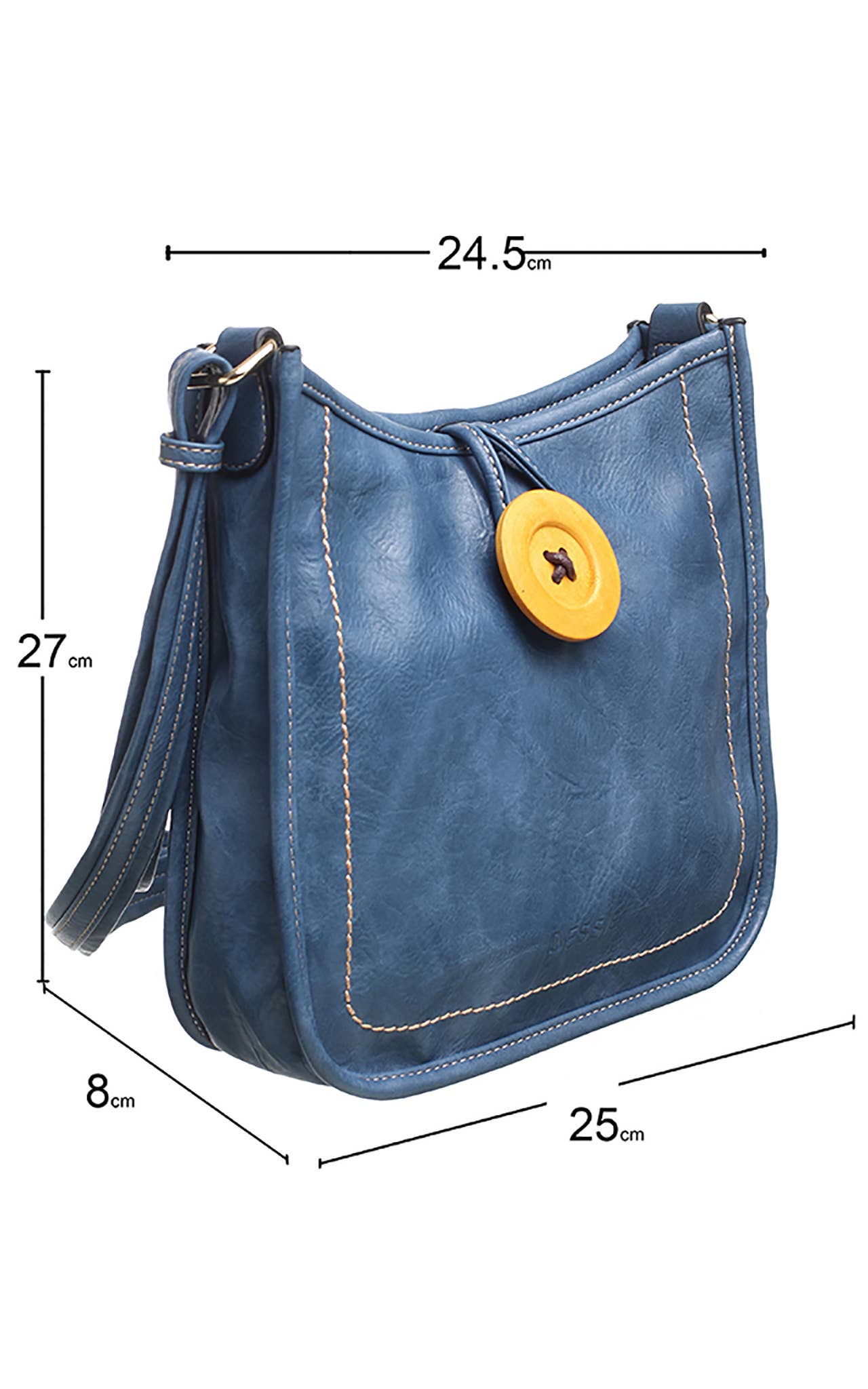 Retro Button Crossbody Bag - Pursenalities_uk