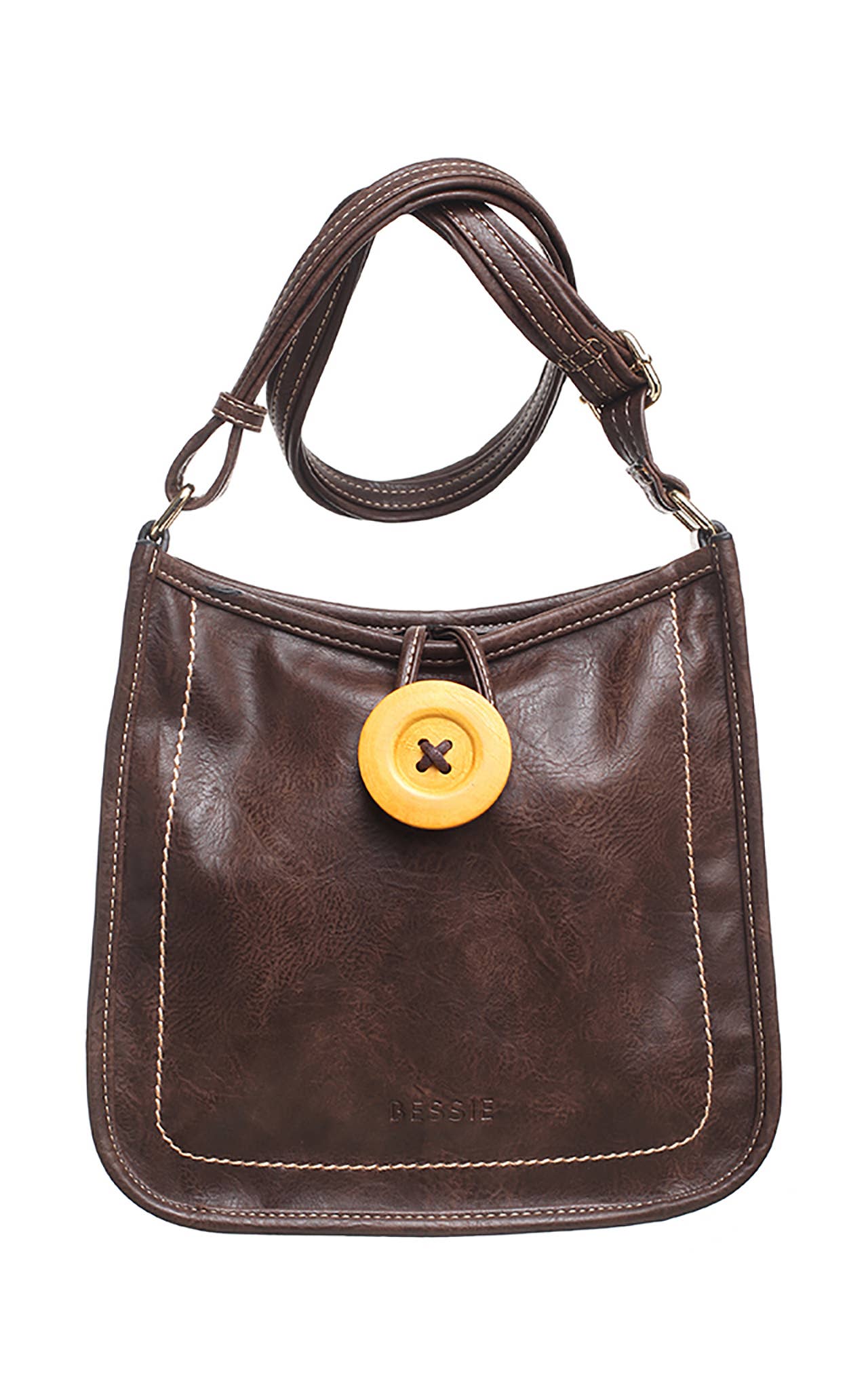 Retro Button Crossbody Bag - Pursenalities_uk