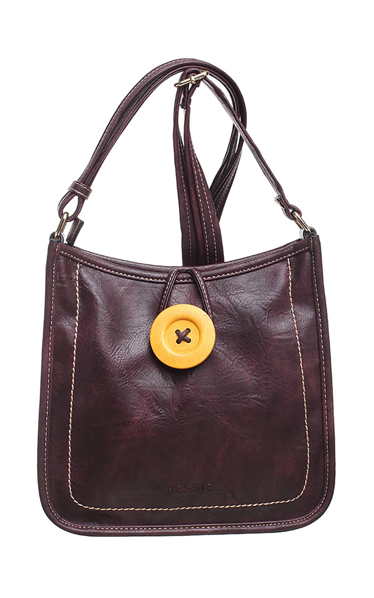 Retro Button Crossbody Bag - Pursenalities_uk