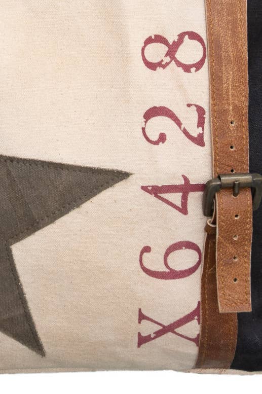 Natural Vintage Canvas Shopper (007) - Pursenalities_uk