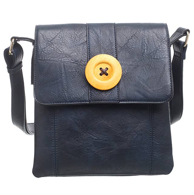 Two-Pocket Button Shoulder Bag - Pursenalities_uk