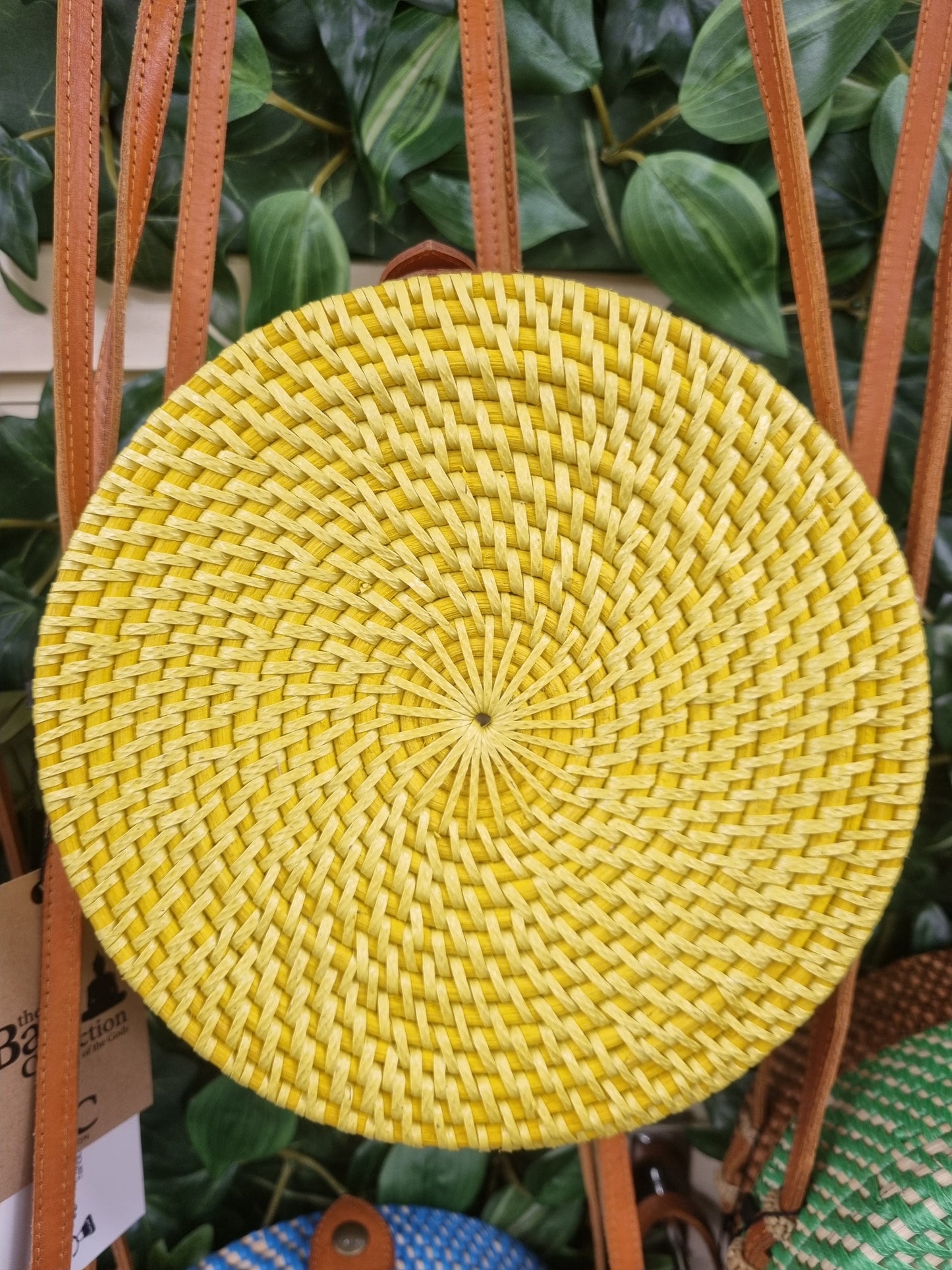 The Bali Collection circular Rattan handbag